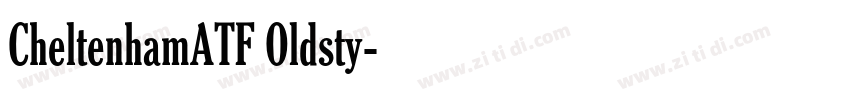 CheltenhamATF Oldsty字体转换
